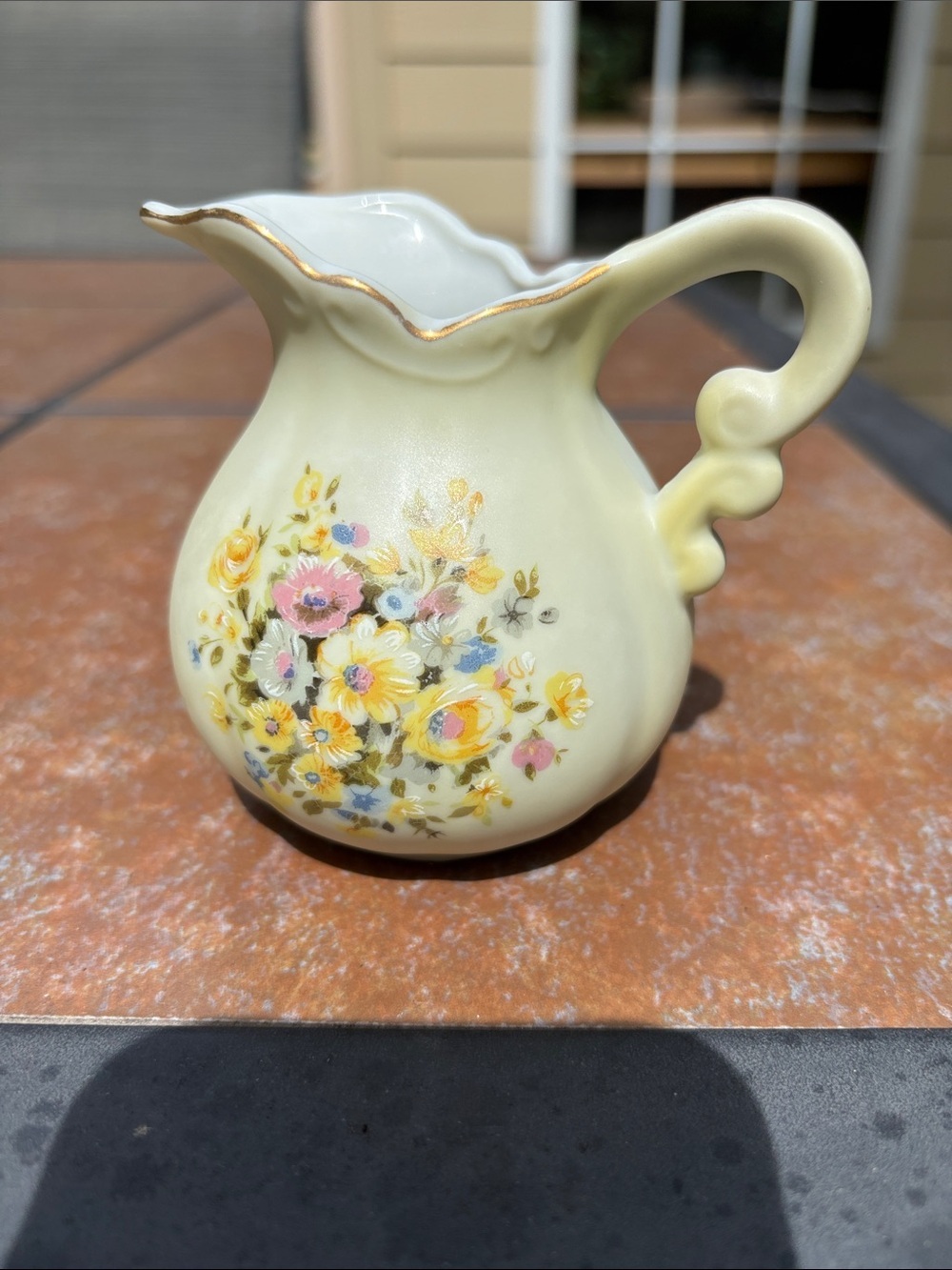 Vintage Lefton China Hand Painted Miniature Creamer Pitcher Made In Japan #275